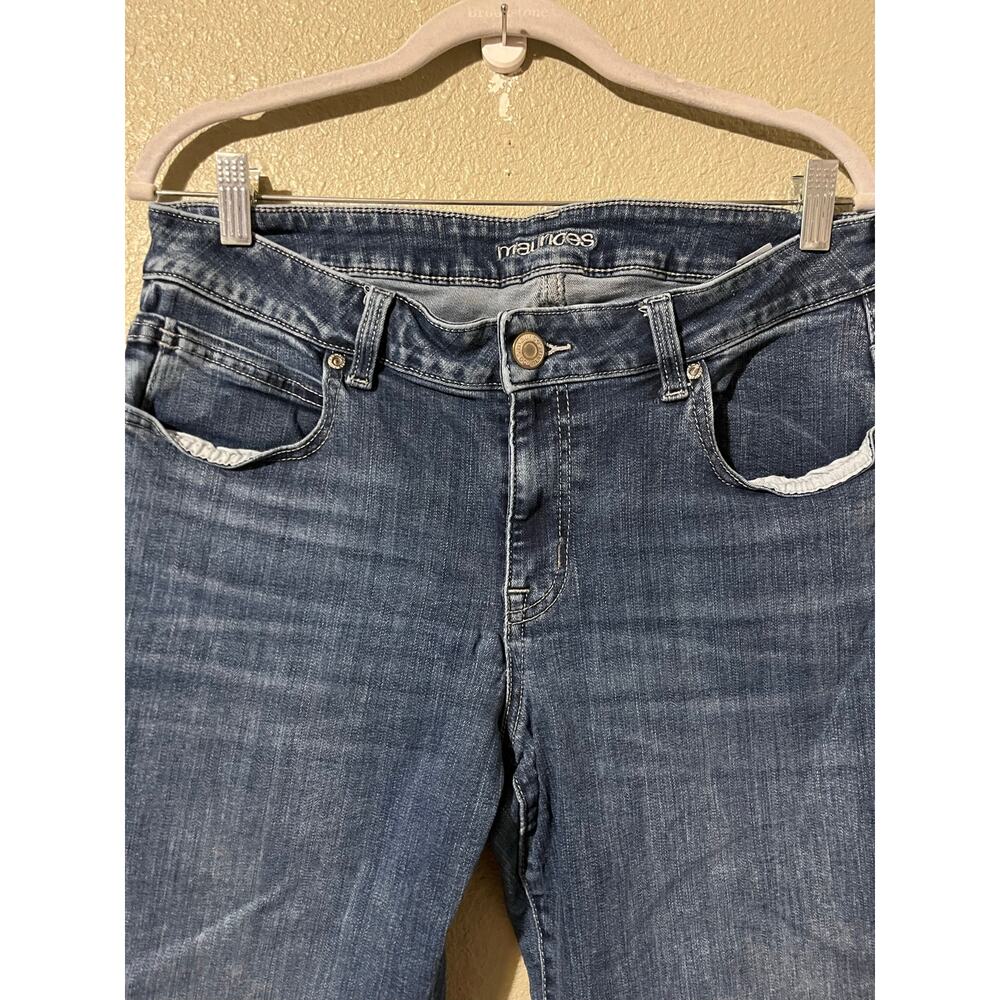 Maurices women’s crop jeans size 14 - Picture 2 of 6